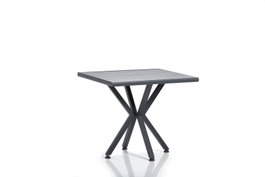 Hanah Home Mesa de Jardín Samara 1 - Gris y Negro